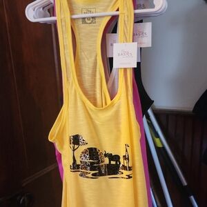 Basics Yellow Tank Top